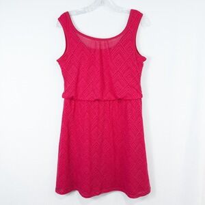 Prana Mika Sleeveless Tank Dress Womens Small Pink Beach Boho Resort Festival